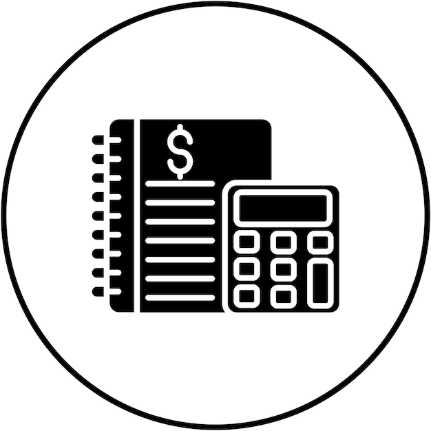 Vector book keeping icon vector image can be used for finance