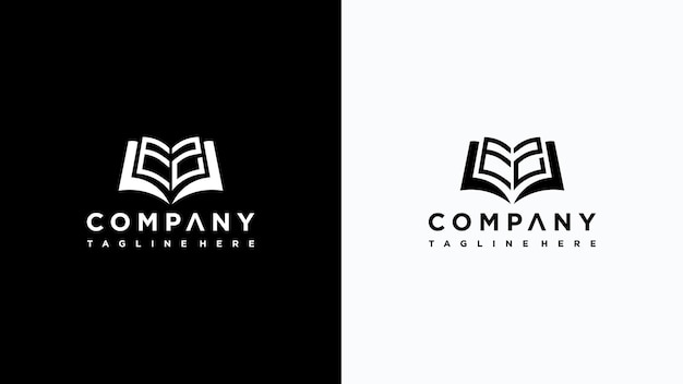 book Letter es logo design Premium Vector