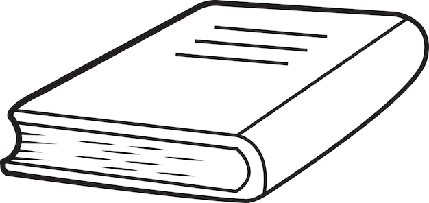 Book Line Art