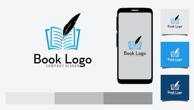 book logo design