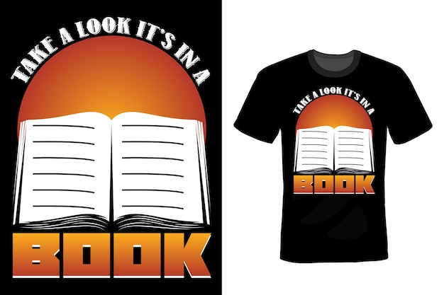 Book lover T shirt design, typography, vintage