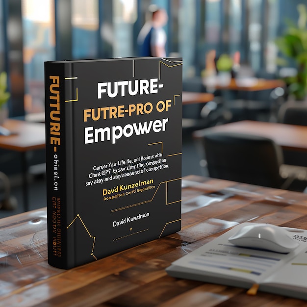 A book mockup with title FUTUREPROOF