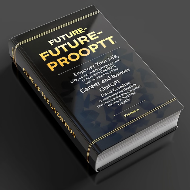 A book mockup with title FUTUREPROOF