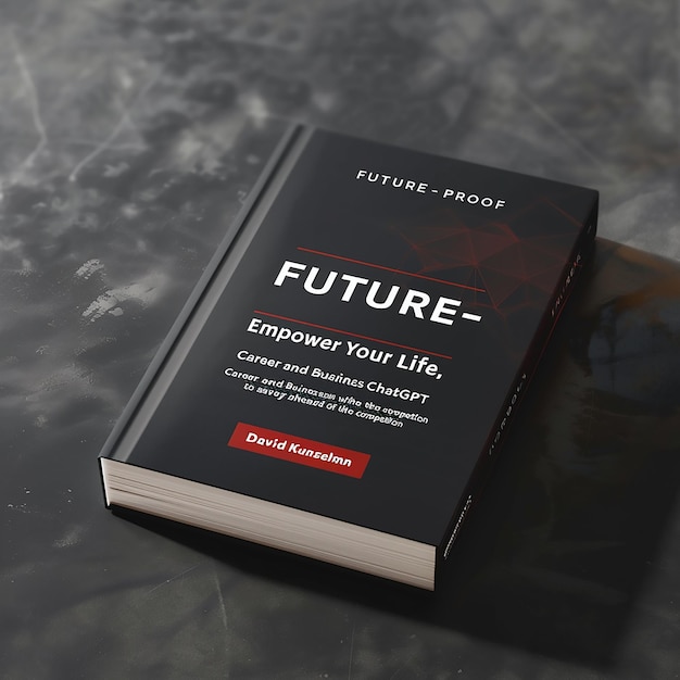 A book mockup with title FUTUREPROOF