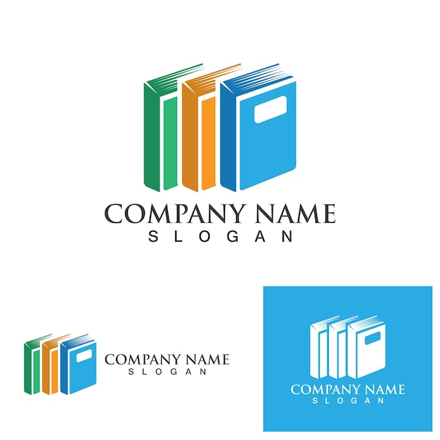 Book read logo and symbol vector image