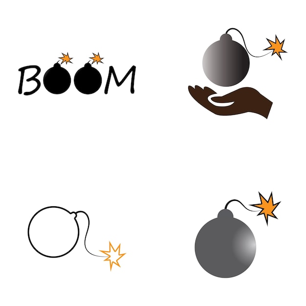 Boom Icon vector background