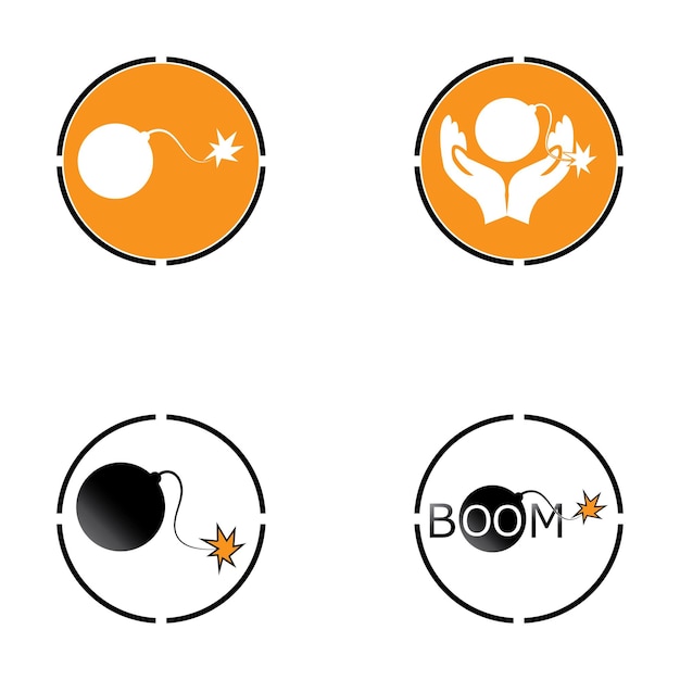 Boom Icon vector background