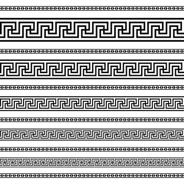 Border decoration elements patterns