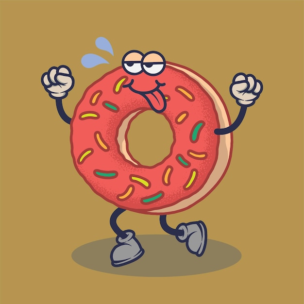 Bored Donuts with teasing face expression sticker.