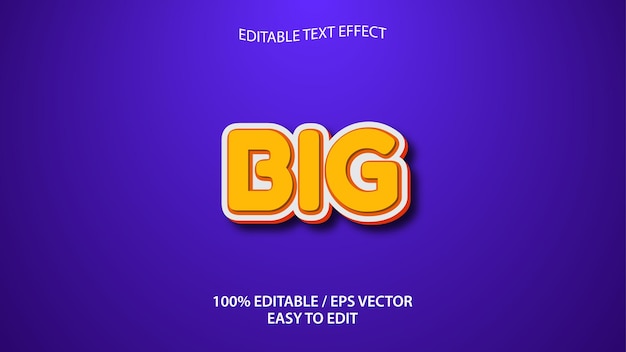 Boss text effect eps Premium Vector