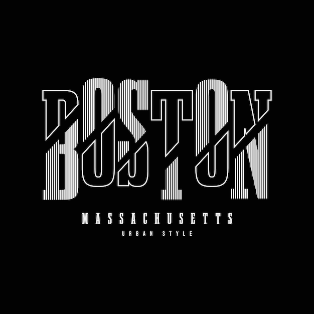 Boston tshirt and apparel design