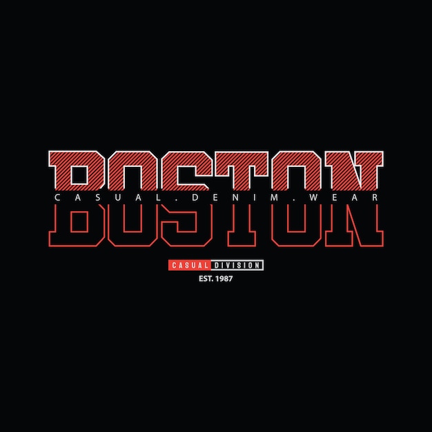 Boston tshirt and apparel design