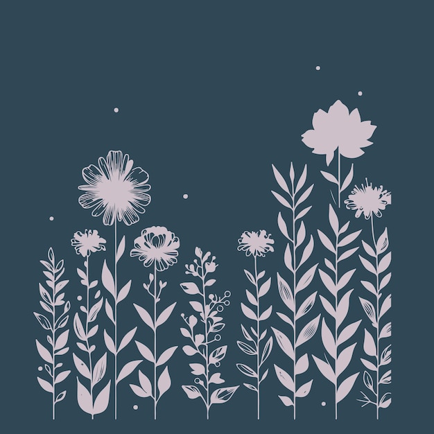 Botanical icon mega collection illustration design