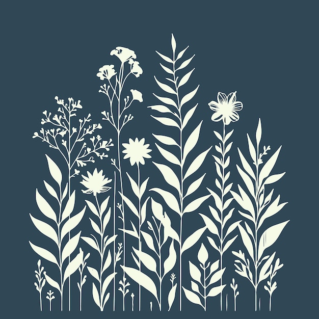 Botanical icon mega collection illustration design