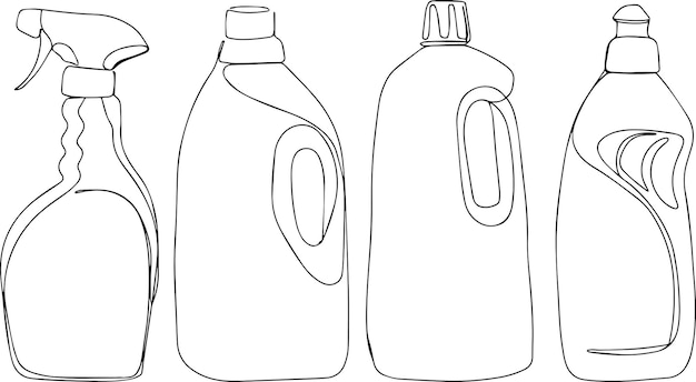 A bottle of laundry detergent with a bottle of detergent.