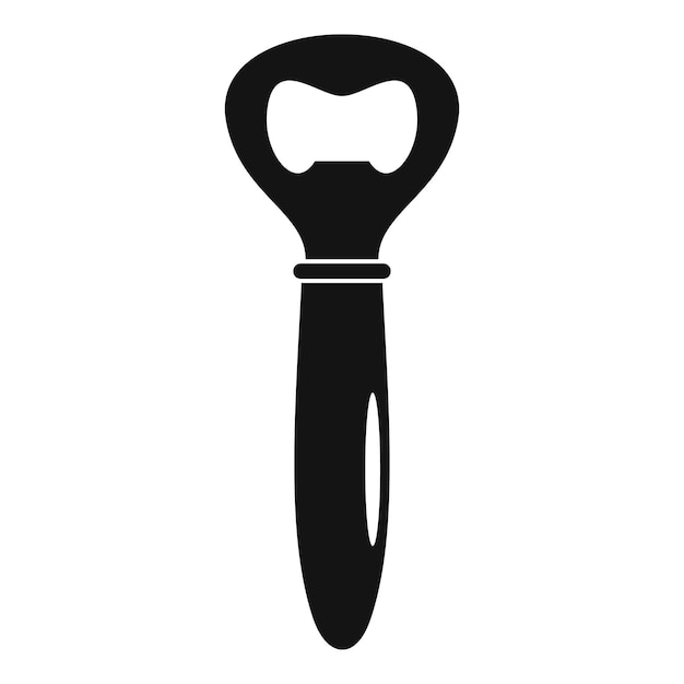 Bottle opener icon Simple illustration of bottle opener vector icon for web