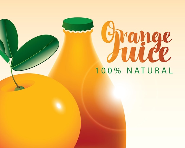 Bottle orange juice