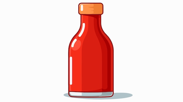 a bottle of red sauce with a label that says red sauce