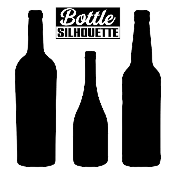 Bottle Silhouette Design