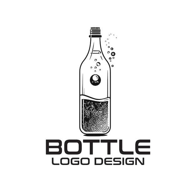 Bottle Vector Logo Design