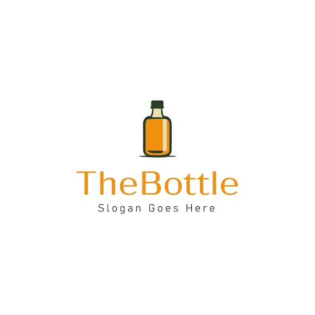 Bottle Vector Logo Design