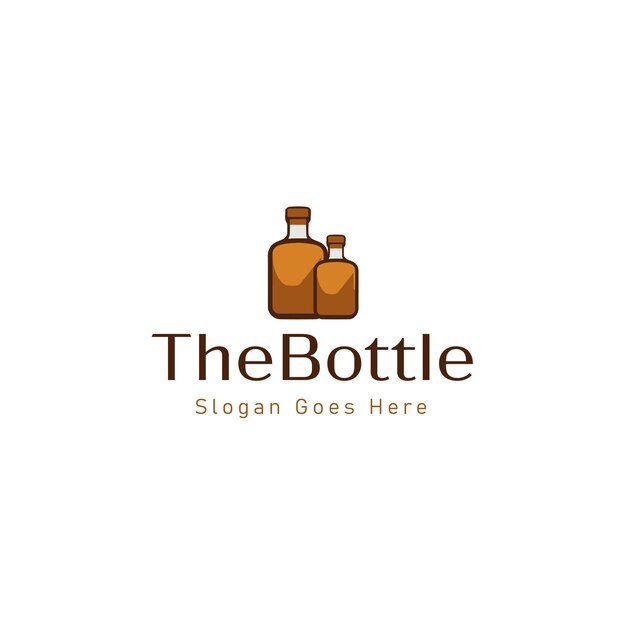 Bottle Vector Logo Design