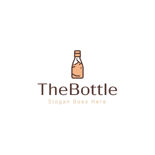 Bottle Vector Logo Design