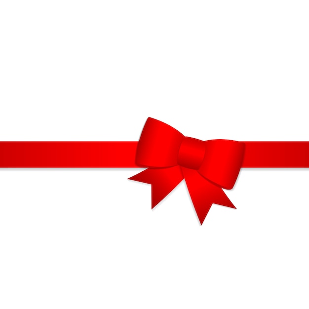 Bow with ribbon