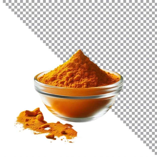 Vector a bowl of orange powder next to a container of orange powder