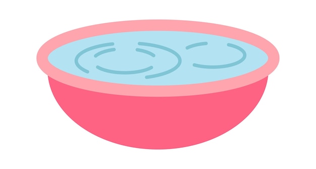 Bowl of water icon Vector illustration