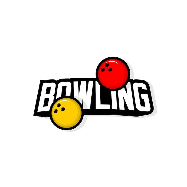 Bowling balls vector on white background