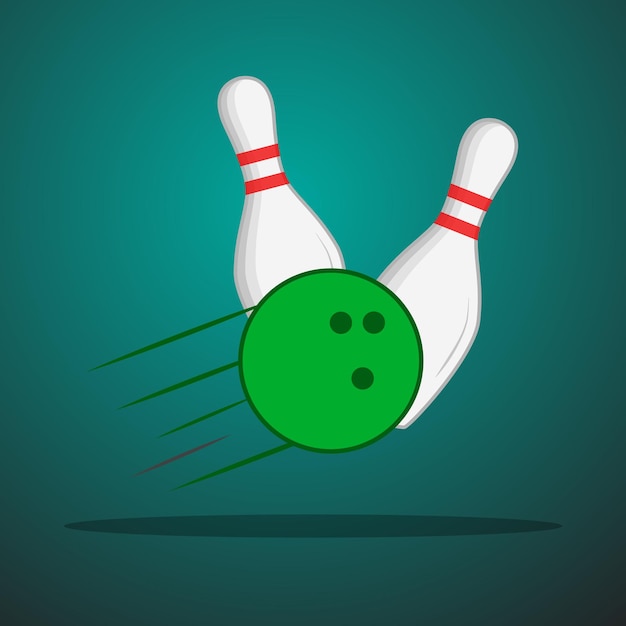 Bowling Vector Clipart Bowling illustration Sports illustration Bowling Clipart vector Hobby