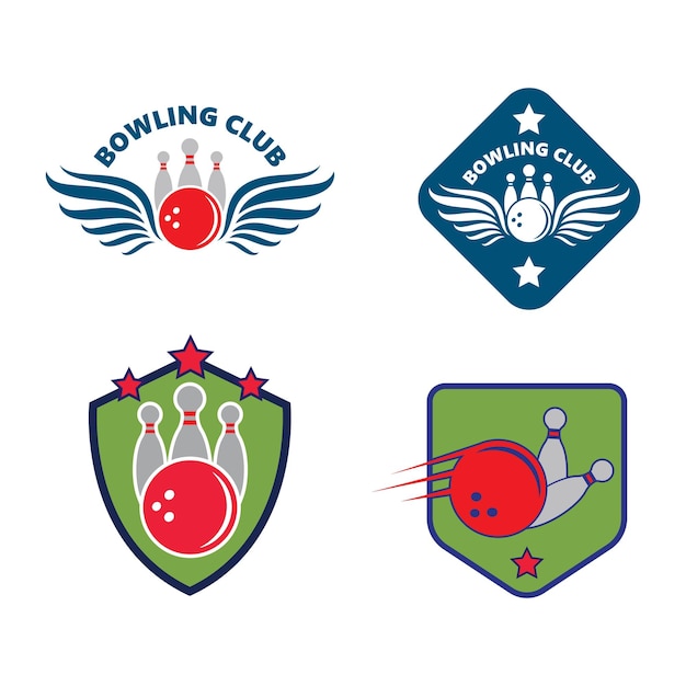 Bowling vector icon illustration design