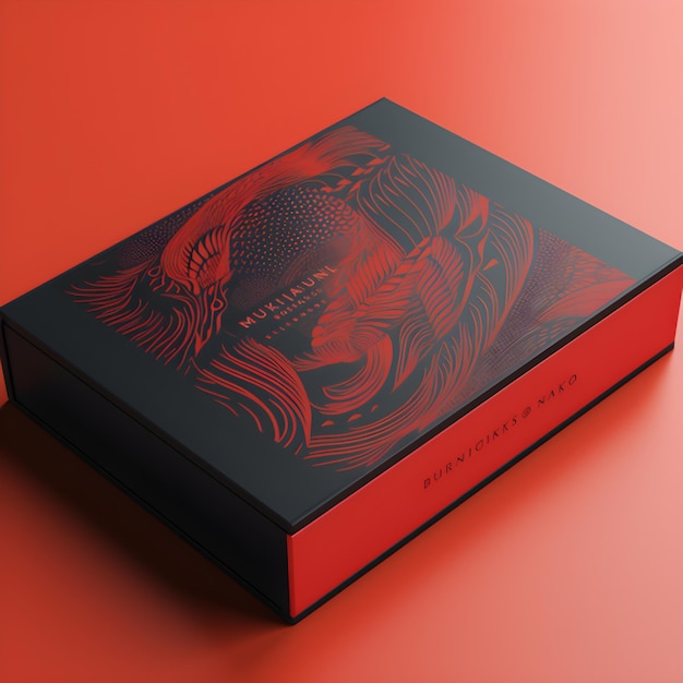 Box mockup design Packaging visualization virtual box prototyping and box design presentation