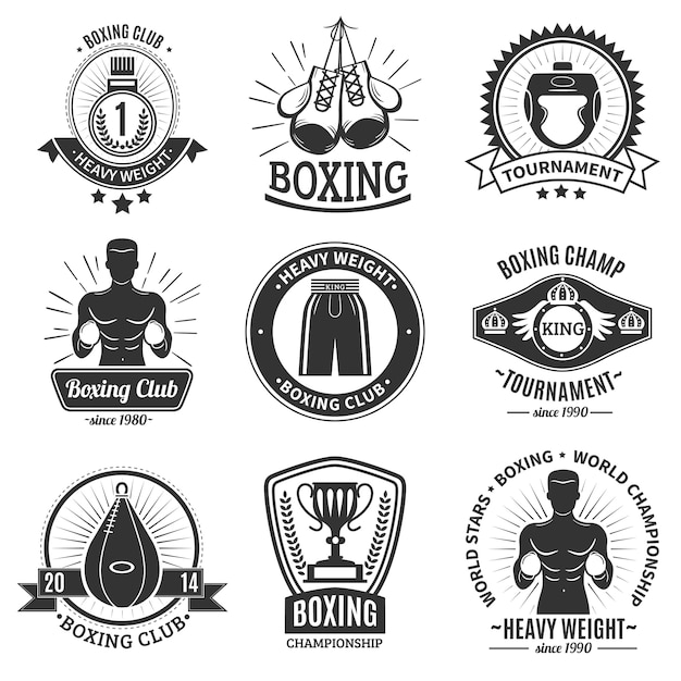 Boxing Black Emblems