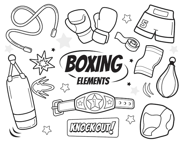 Boxing elements set