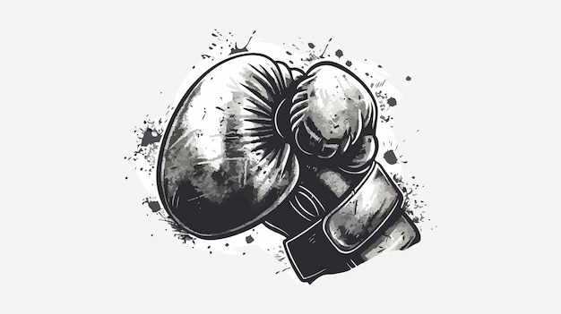 Vector boxing glove sport icon vector illustration