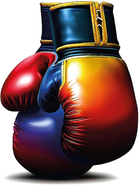 boxing gloves glove vector art digital illustration image