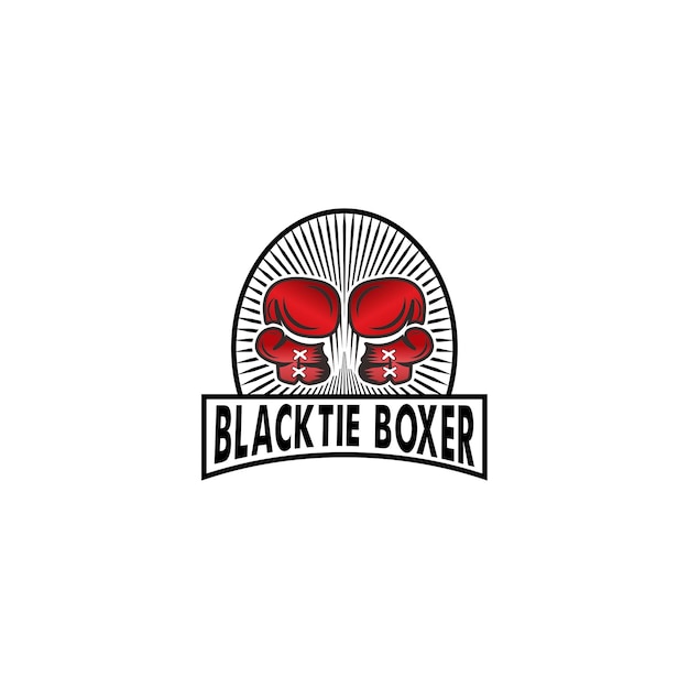 Boxing logo illustration vector design