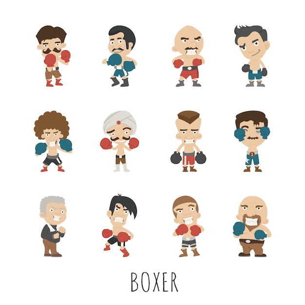 Boxing player 