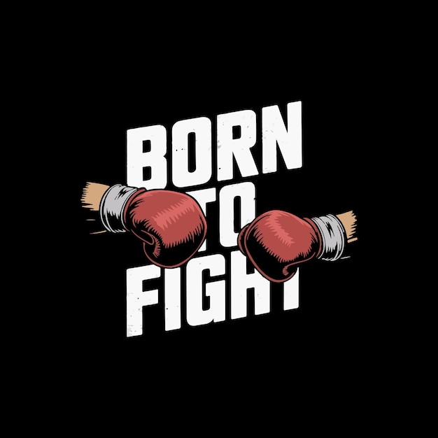 Boxing t shirt design