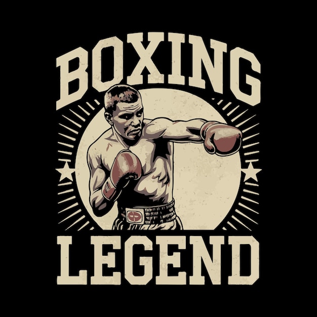 Boxing t shirt design