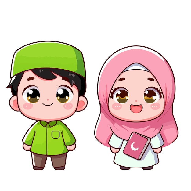 Boy Girl Moslem