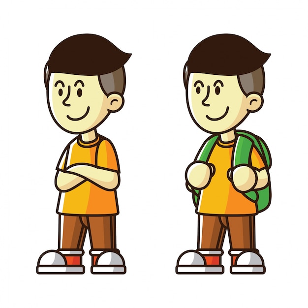 Boy Mascot Characters