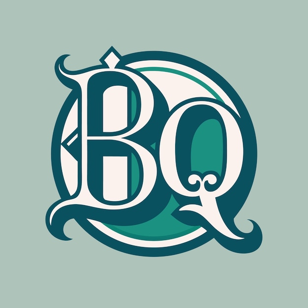 BQ letter logo Creative Design