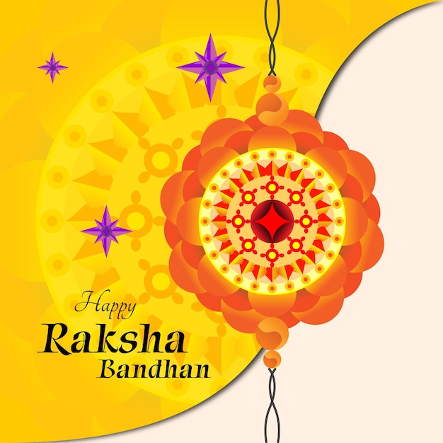 bracelet shape vector illustration to celebrate Happy raksha bandhan festivaljpg