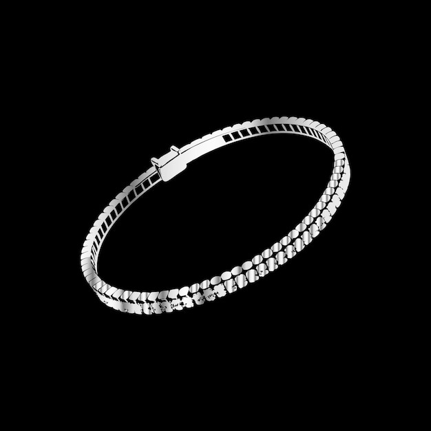 a bracelet with diamonds and diamonds