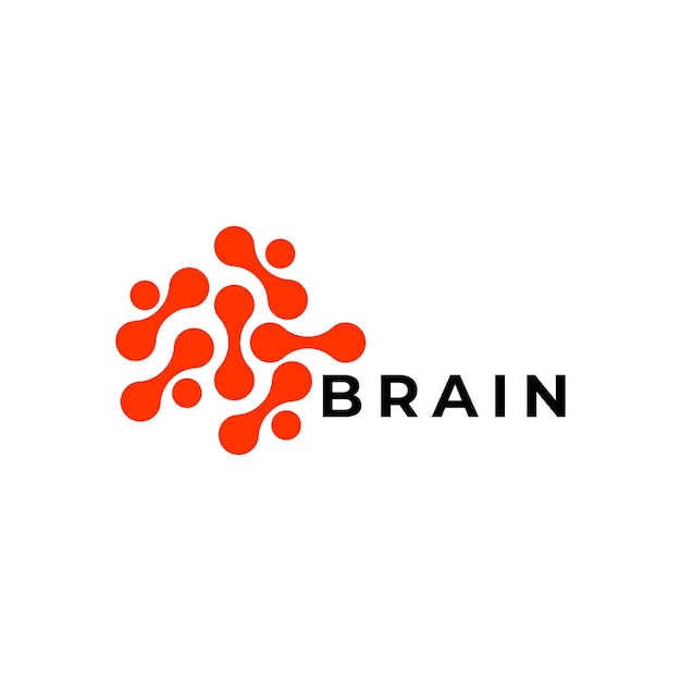 Brain connect logo design