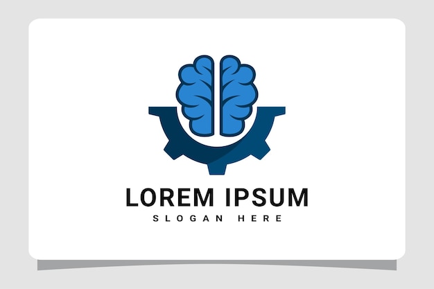 Brain Gear Logo Template Design Inspiration