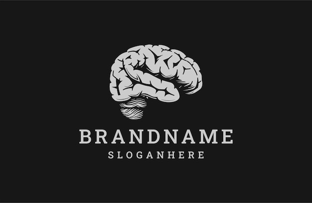 Brain logo template vector illustration design